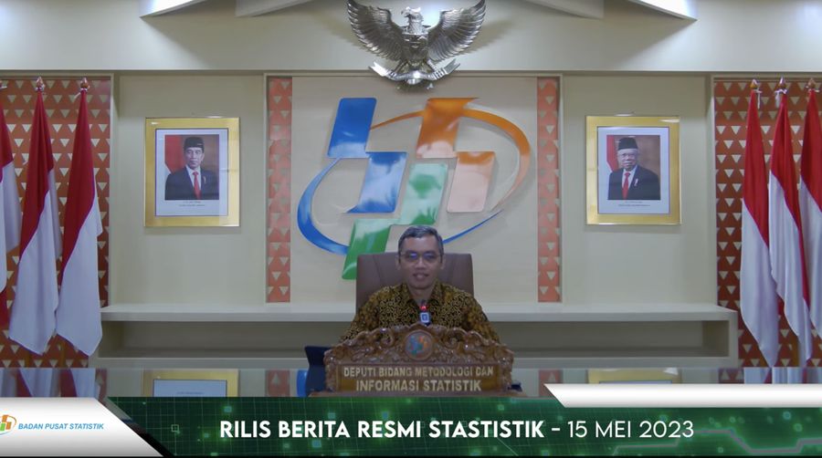 Deputi Bidang Metodologi dan Informasi Statistik BPS Imam Machdi. (Tangkapan Layar Youtube)