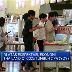 Di Atas Ekspektasi, Ekonomi Thailand Q1-2023 Tumbuh 2,7%