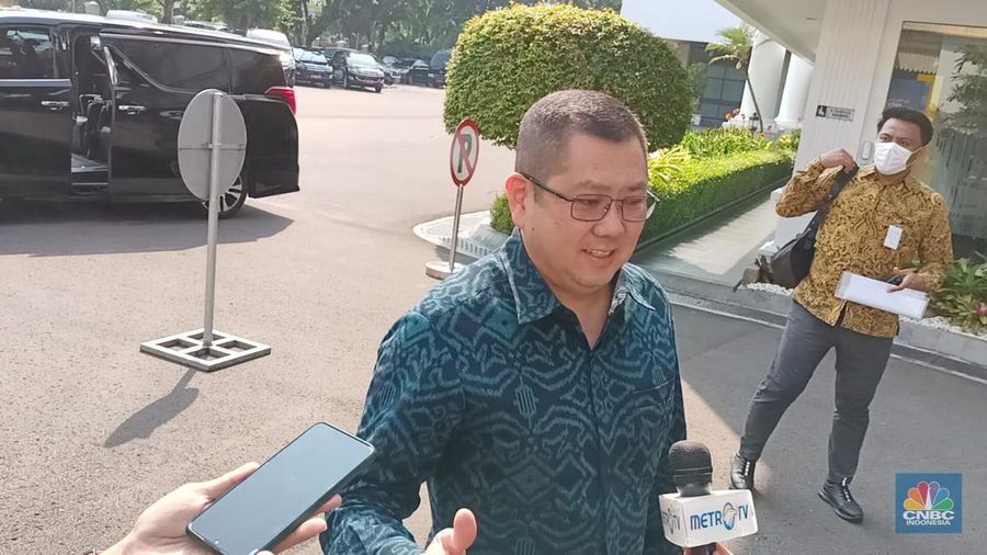 Hary Tanoesoedibjo. (CNBC Indonesian/Emir)