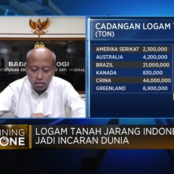 Logam Tanah Jarang Indonesia Jadi Incaran Dunia