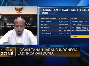 Logam Tanah Jarang Indonesia Jadi Incaran Dunia