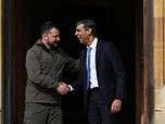 Siap 'Hancurkan' Pasukan Putin, Zelensky Temui Macron & Sunak