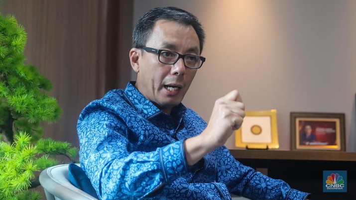 CEO Sinarmas MSIG Life, Wianto Chen. (CNBC Indonesia/Faisal Rahman)