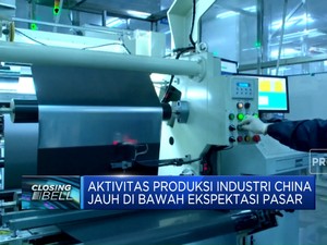 Aktivitas Produksi Industri China Jauh di Bawah Ekspetasi