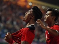 Top! 2 Gol Sananta Bawa Indonesia Ungguli Thailand di Babak I