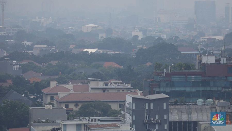 Polusi Udara Jakarta (CNBC Indonesia/Tri Susilo)