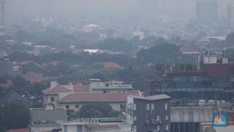 Polusi Udara Jakarta (CNBC Indonesia/Tri Susilo)