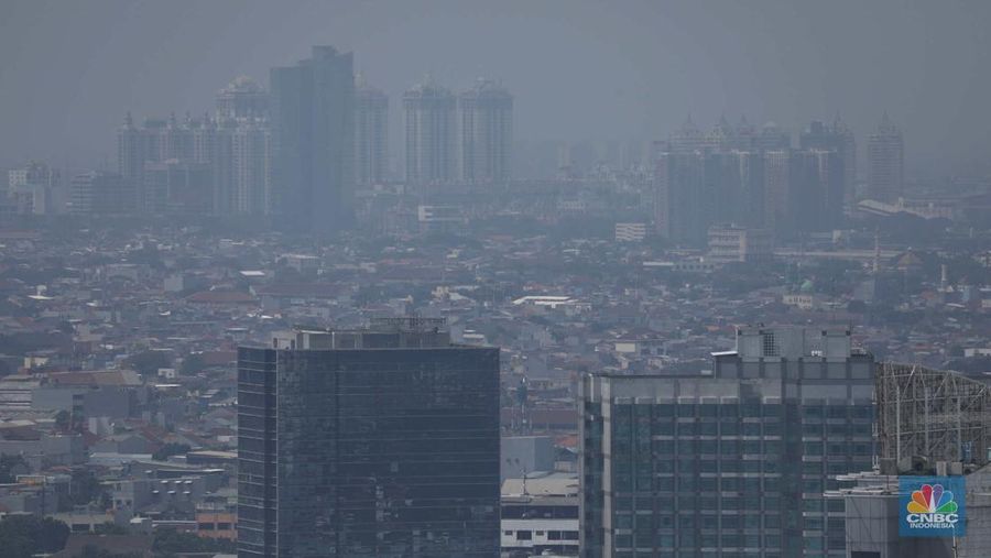 Polusi Udara Jakarta (CNBC Indonesia/Tri Susilo)