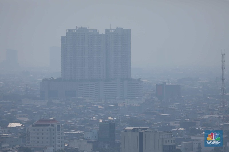 Polusi Udara Jakarta (CNBC Indonesia/Tri Susilo)