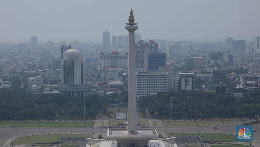 Polusi Udara Jakarta (CNBC Indonesia/Tri Susilo)
