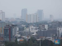 Penampakan Ibu Kota Jakarta 'Dikeroyok' Polusi Udara
