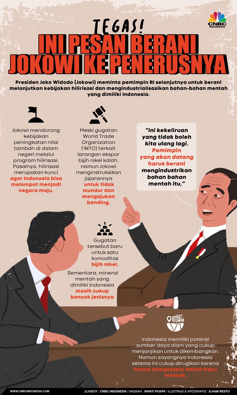 Tegas! Ini Pesan Berani Jokowi ke Penerusnya
