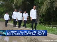 Jokowi Tinjau Jalan Rusak di Labura Sumatera Utara
