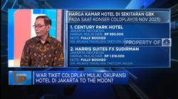 Coldplay Gelar Konser, Okupansi Hotel di Jakarta To The Moon?