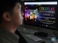 Sengit! Tiket Coldplay Umum Rp11 Juta Ludes dalam 15 Menit