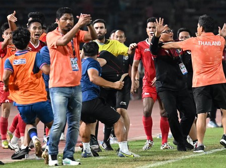 5 Kelakuan Timnas Sea Games Thailand yang Kalah dari RI