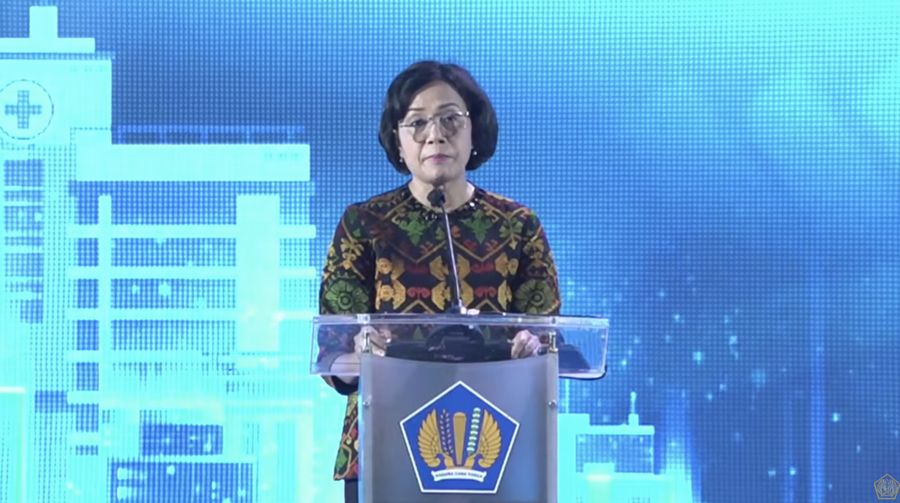 Menteri Keuangan Sri Mulyani Indrawati Rakornas Pelaksanaan Anggaran 2023: Belanja Berkualitas Untuk Transformasi Ekonomi Indonesia. (Tangkapan Layar Youtube)