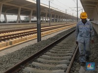Stasiun Kereta Cepat Karawang Baru Beroperasi Awal 2025