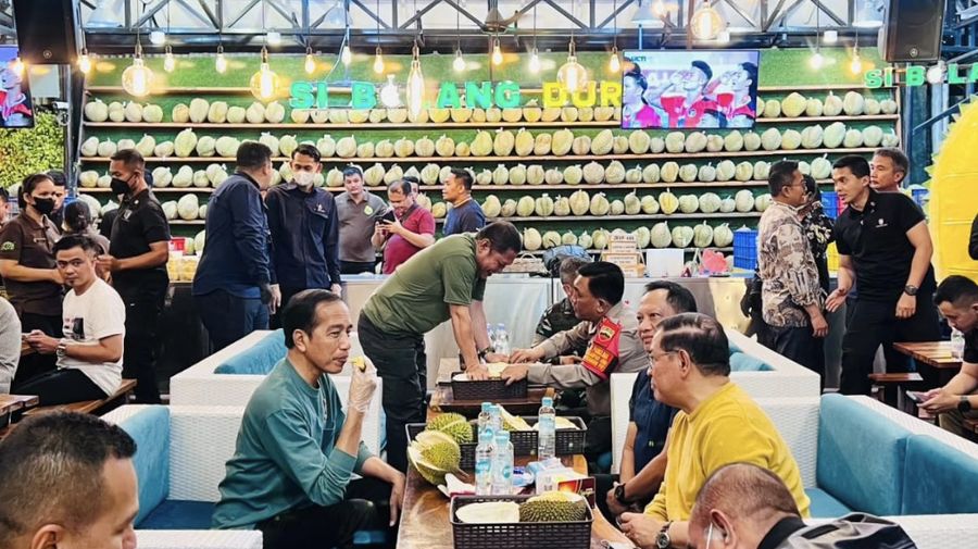 Presiden RI Jokowi Rayakan Kemenangan Indonesia vs Thailand Final SEA Games 2023. (Tangkapan Layar Youtube)