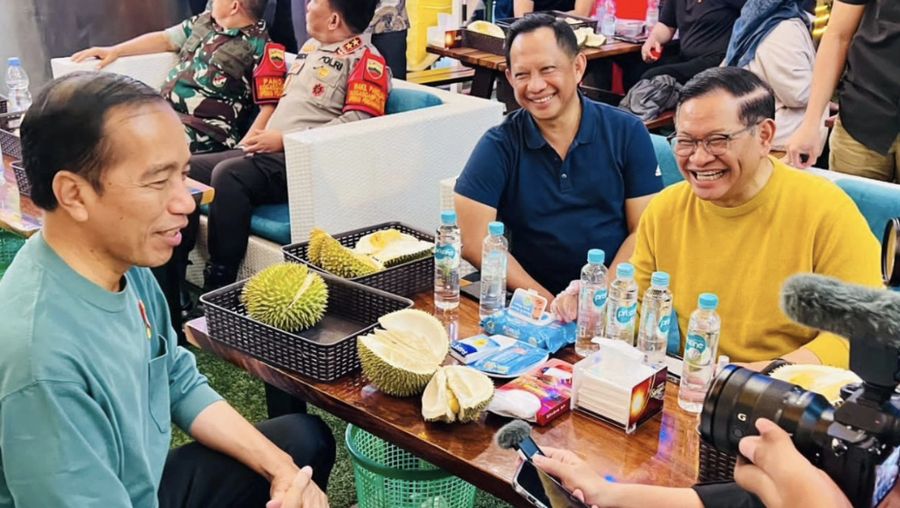 Presiden RI Jokowi Rayakan Kemenangan Indonesia vs Thailand Final SEA Games 2023. (Tangkapan Layar Youtube)