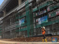 Stasiun Raksasa Kereta Cepat Hampir Jadi, Ini Penampakannya