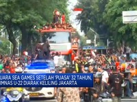 Video: Juara Sea Games, Timnas U-22 Diarak Keliling Jakarta