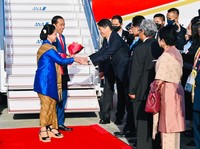 Jokowi Tiba di Hiroshima, Siap Ikuti KTT G7 Bareng Biden Cs