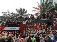 Arak-arakan Timnas U-22 Disorot Media Asing, Bilang Begini
