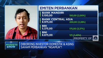 Video: Saham Bank Big Cap Ngamuk, BRI Tembus All Time High