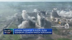 Video: Ibu Kota Ukraina Digempur 30 Rudal Rusia