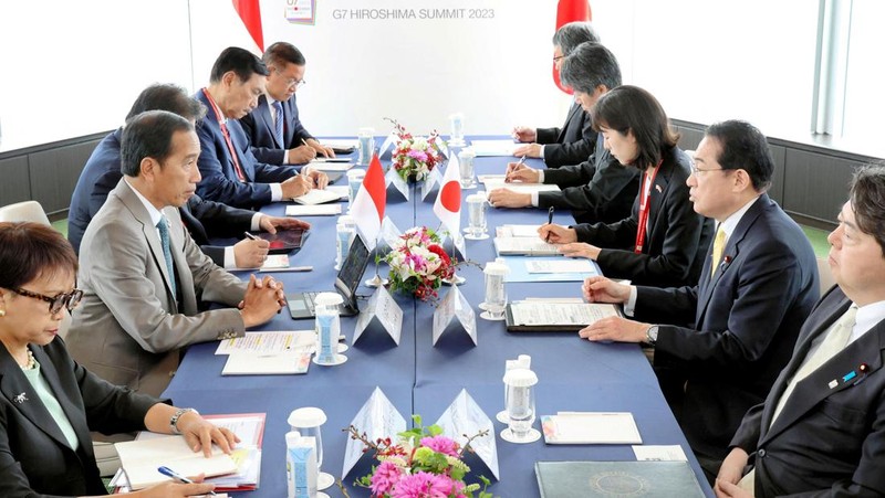 Presiden RI Joko Widodo di g7 Hiroshima Summit. (Instagram)