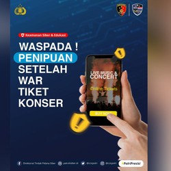 'War' Tiket Coldplay 'Makan Korban', Ini Peringatan Bareskrim