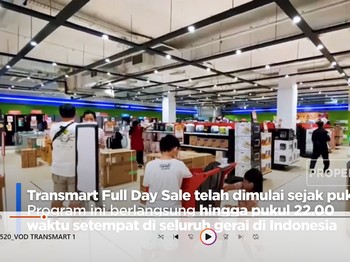 Transmart Full Day Dibuka, Elektronik Diserbu Pengunjung!
