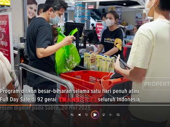 Video: Transmart Full Day Sale Banjir Diskon 20%, Yuk Merapat