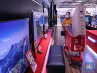 Penampakan Pengunjung Transmart 'Kalap' Borong Diskon 20%
