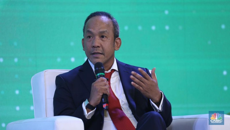 Dialog Panel sesi kedua dalam Green Economic Forum 2023 di Kempinski Hotel, Jakarta pada (22/5/2023) mengusung tema 