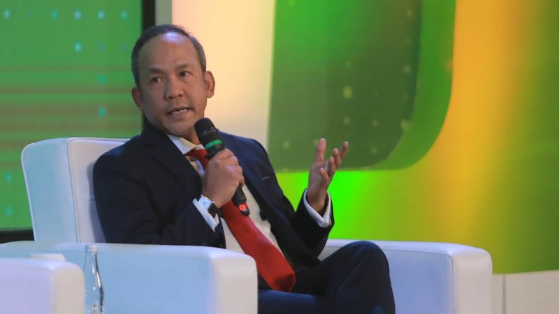 Dialog Panel sesi kedua dalam Green Economic Forum 2023 di Kempinski Hotel, Jakarta pada (22/5/2023) mengusung tema 
