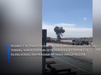 Jet Tempur Amerika Serikat F-18 Menghunjam Bumi di Spanyol
