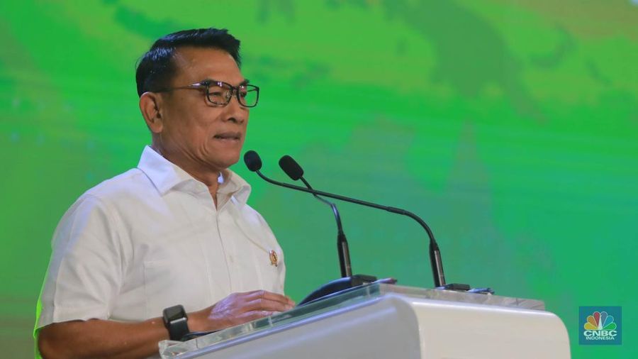 Ketua Umum Periklindo / Kepala Staf Kepresidenan RI, Moeldoko Sebagai pembicara kunci dalam Green Economic Forum 2023 di Kempinski Hotel, Jakarta pada (22/5/2023) mengusung tema