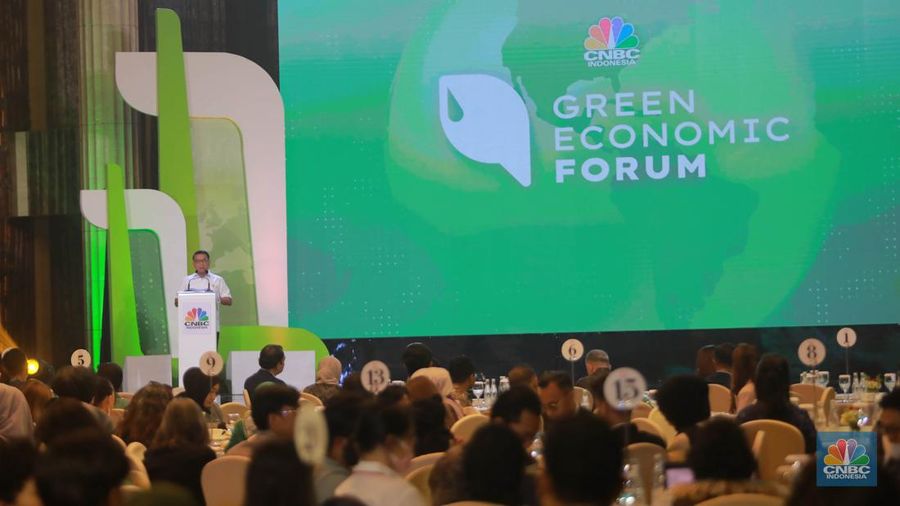 Ketua Umum Periklindo / Kepala Staf Kepresidenan RI, Moeldoko Sebagai pembicara kunci dalam Green Economic Forum 2023 di Kempinski Hotel, Jakarta pada (22/5/2023) mengusung tema 