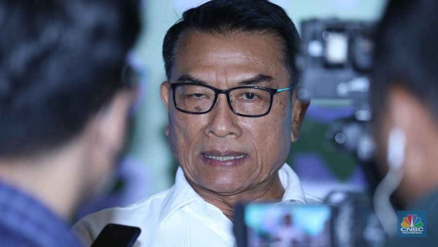 Ketua Umum Periklindo / Kepala Staf Kepresidenan RI, Moeldoko Sebagai saat menghadiri Green Economic Forum 2023 di Kempinski Hotel, Jakarta pada (22/5/2023) mengusung tema