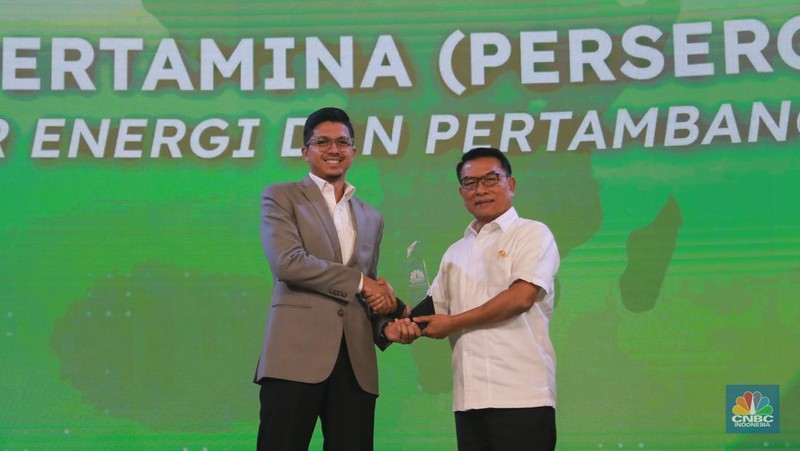 Dialog Panel sesi pertama dalam Green Economic Forum 2023 di Kempinski Hotel, Jakarta pada (22/5/2023) mengusung tema 