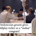 Tiket Konser Coldplay Jadi Mas Kawin Pernikahan Pasangan Ini