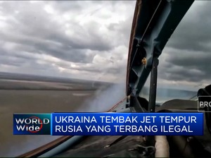 Video: Ukraina Tembak Jet Tempur Rusia Yang Terbang Ilegal