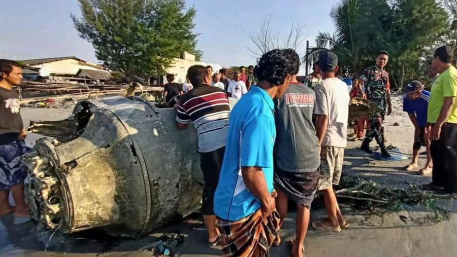 Ditemukan bangkai pesawat tempur di lamongan. (Dok. Detikcom/Eko Sudjarwo)
