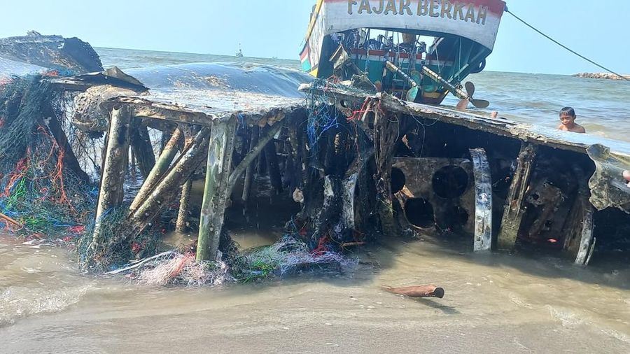 Ditemukan bangkai pesawat tempur di lamongan. (Dok. Detikcom/Eko Sudjarwo)