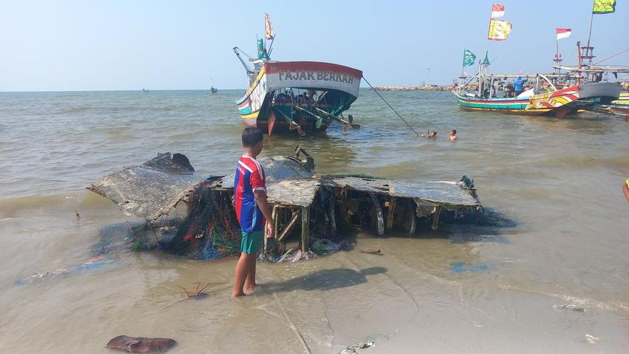 Ditemukan bangkai pesawat tempur di lamongan. (Dok. Detikcom/Eko Sudjarwo)