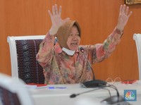 Mensos Risma: Bansos Beras 2021 & 2022 Bukan di Kemensos
