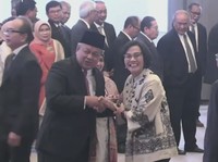 Top! JK, Sri Mulyani & Mahfud Hadiri Pelantikan Perry Warjiyo