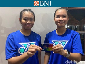 Ariella/Rachel Kalahkan Salma/Vanessa di 16 Besar BNI Sirnas Jakarta